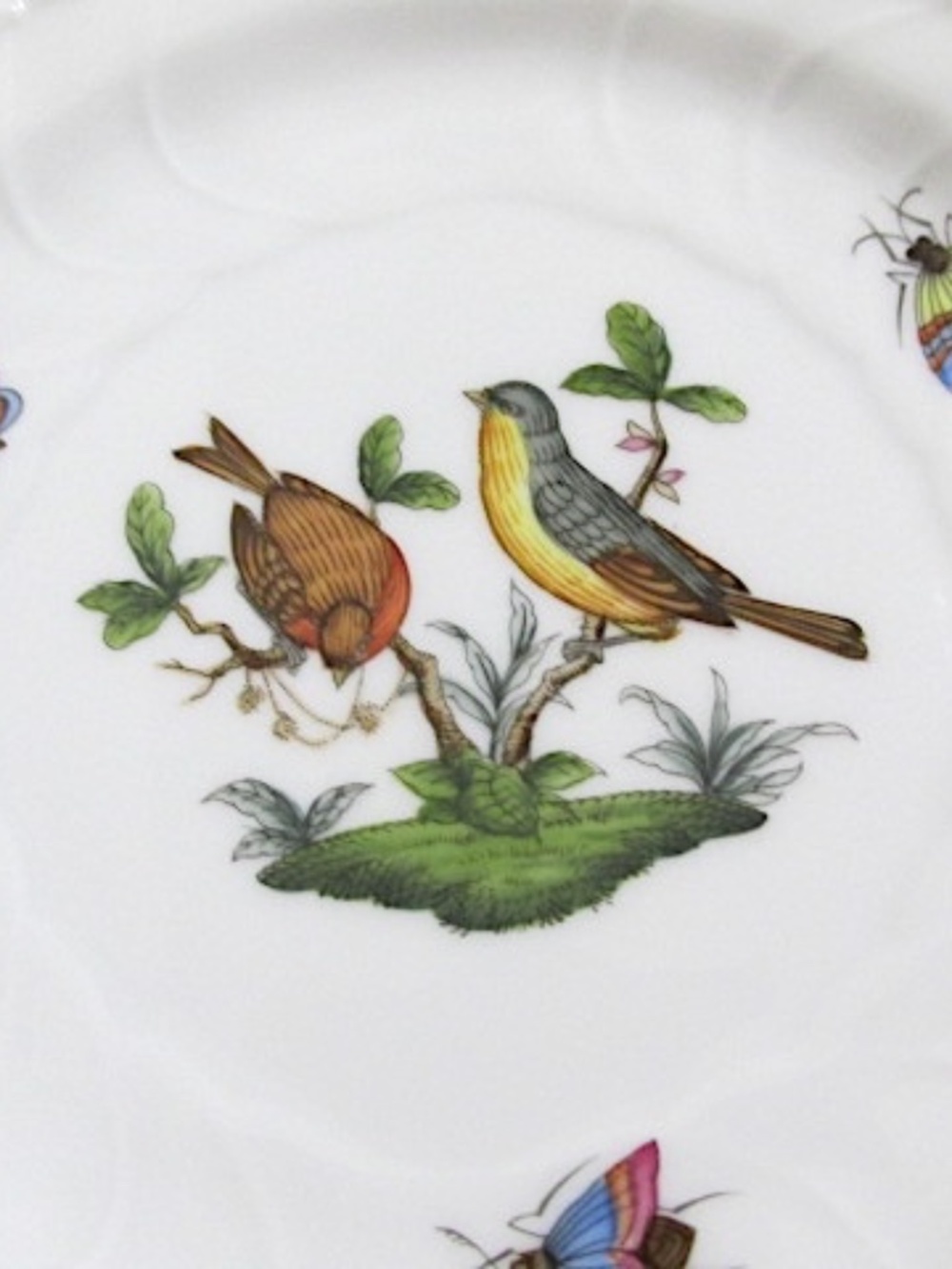 VTG Herend Porcelain Bread&Butter Plate, Rothchild Motif 7 - Picture 3 of 10